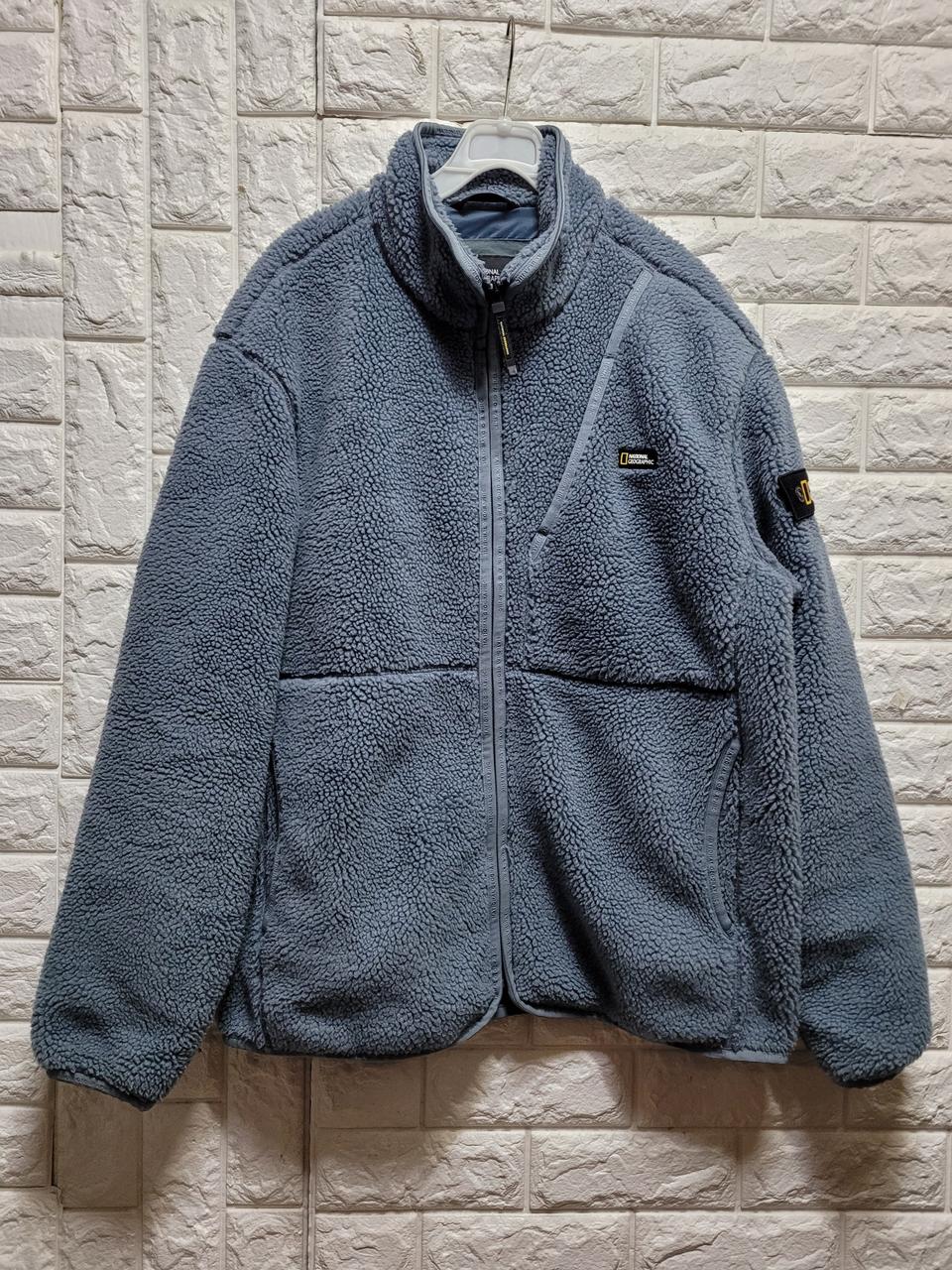 내셔널지오그래픽 플로우 세미 오버핏 플리스 집업