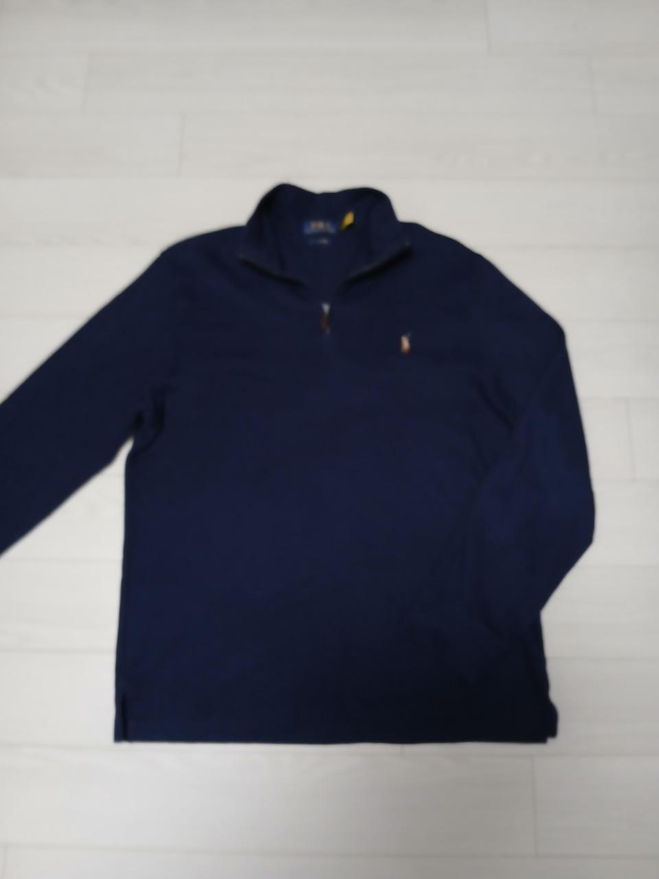 폴로 랄프로렌 반집업 니트