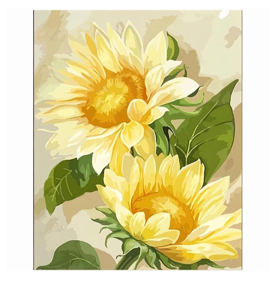 해바라기 보석십자수 주문제작해드려요