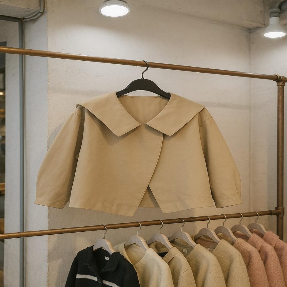 세일러카라 크롭 자켓ㅡ무배