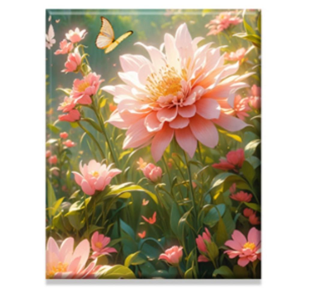 꽃과 나비 보석십자수 주문제작해드려요