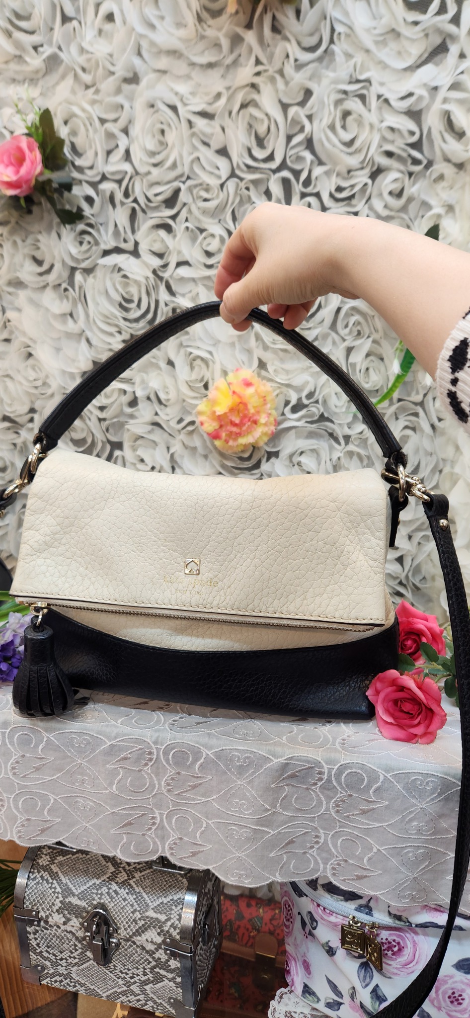 케이트 스페이드 가방(토트+크로스)