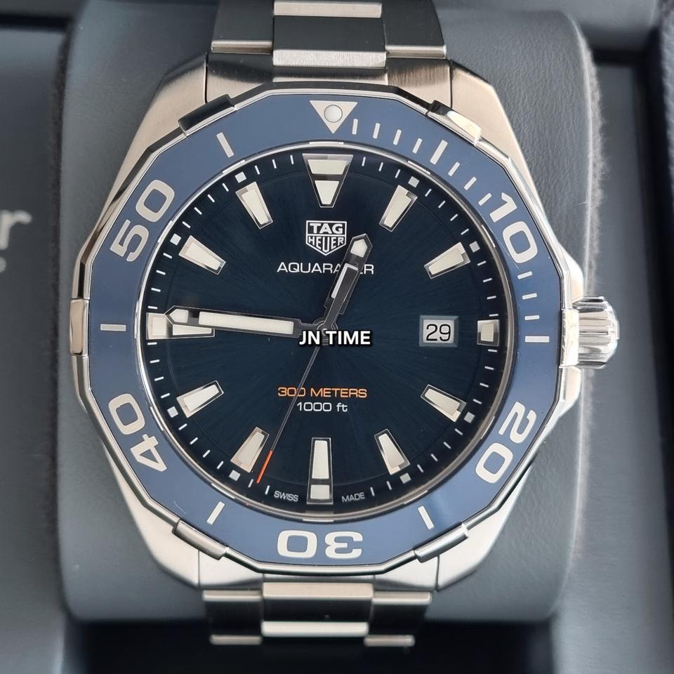 태그호이어 구형 아쿠아레이서 쿼츠 청판 43mm WAY101C(2019년
