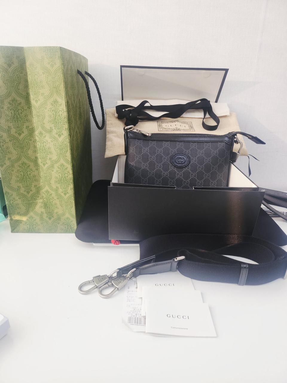 구찌 인터로킹 메신저백