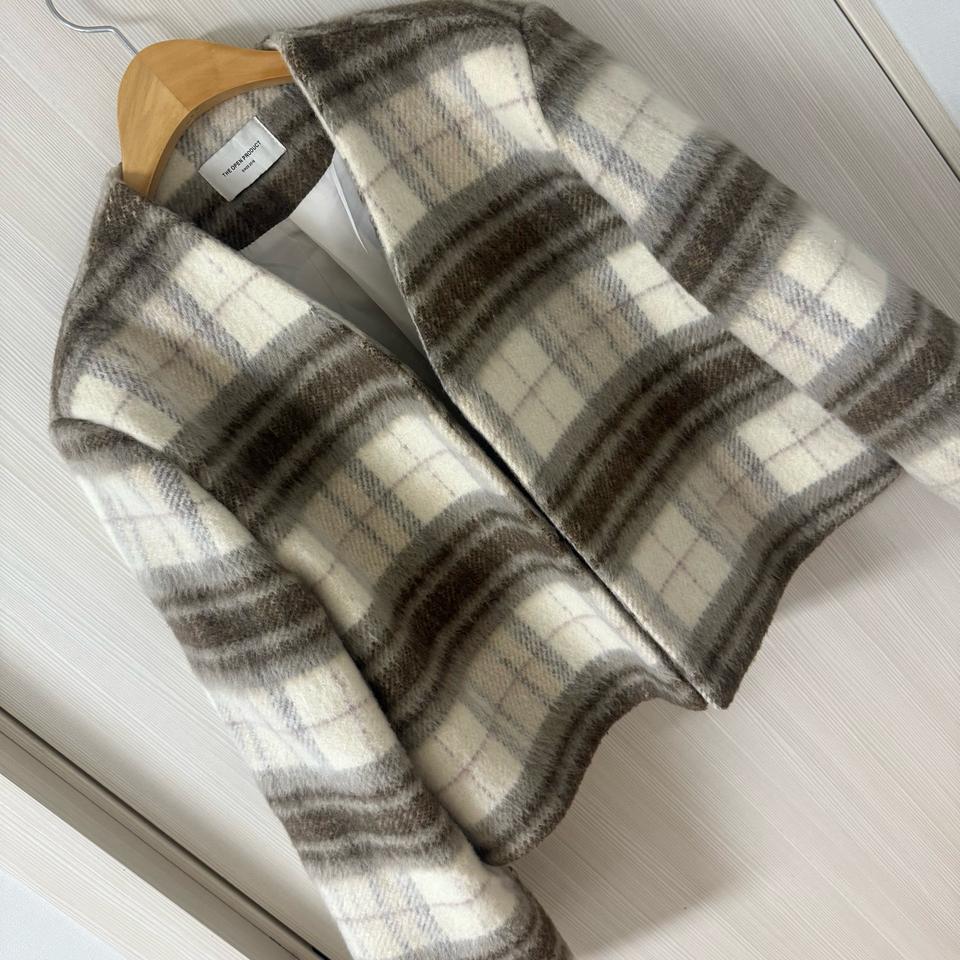 더블 체크 자켓