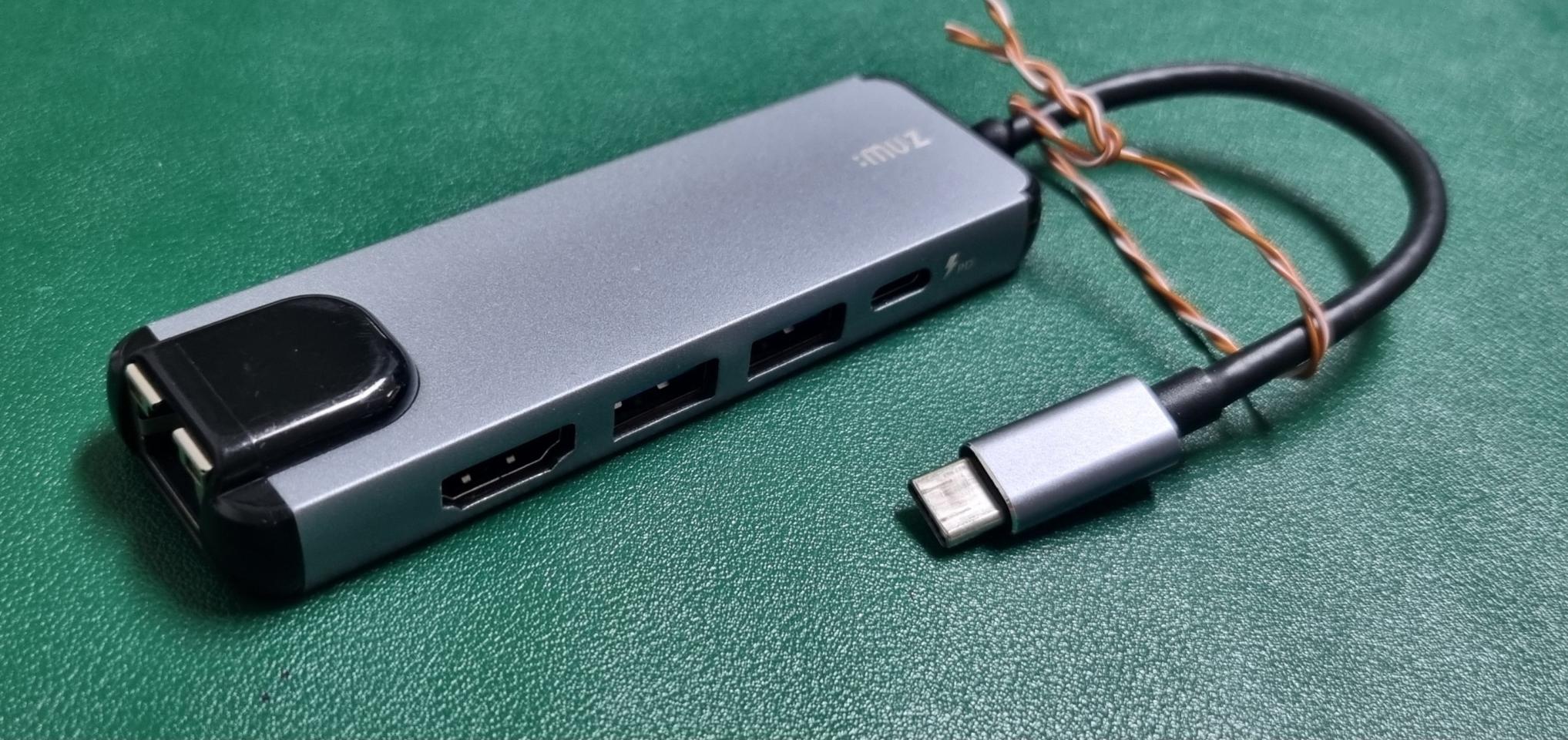 올인원 허브 HB10 C타입/고속충전 muz 멀티 허브 팜