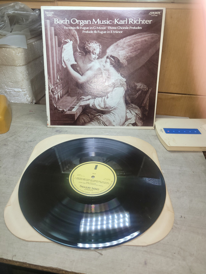 민트급 엘피/클래식 - 1979 Bach Organ Music
