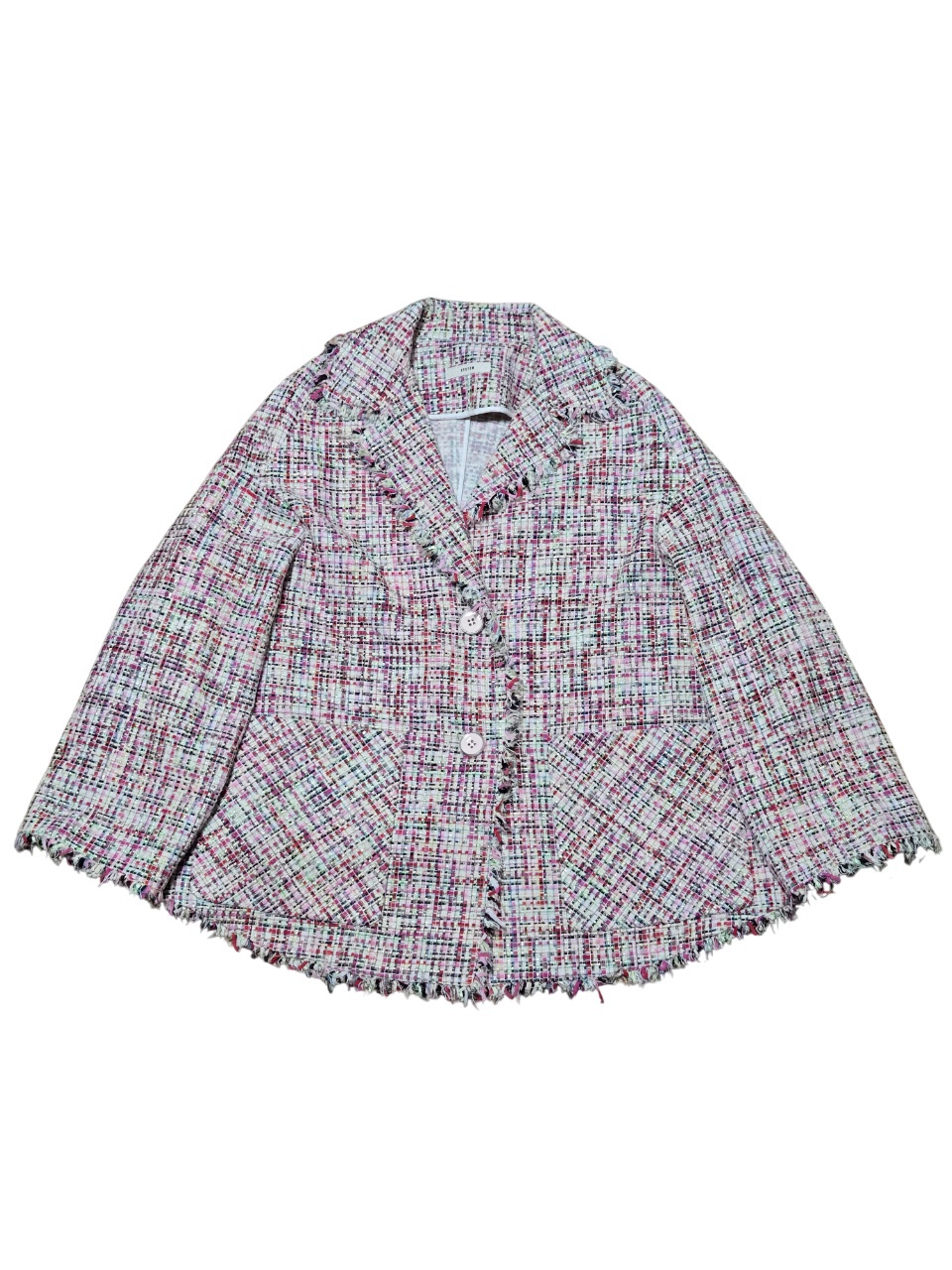 시스템 트위드 자켓