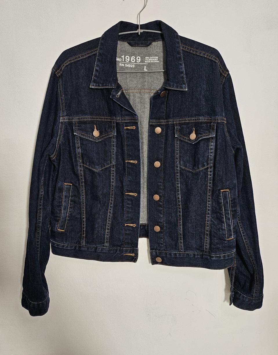GAP 갭 1969 여성 데님 청 자켓