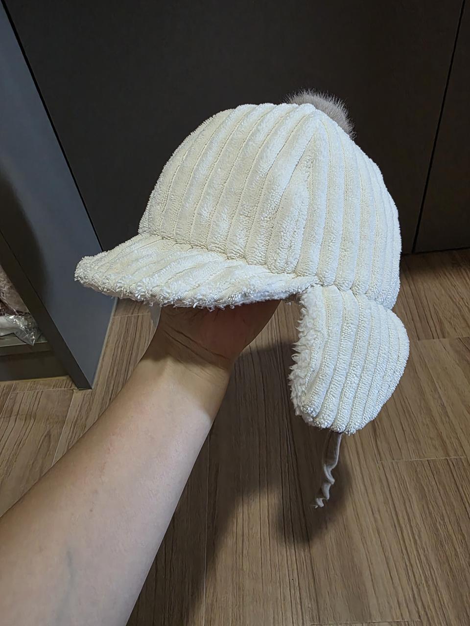 해피랜드 아기 겨울 방한 캡모자 50