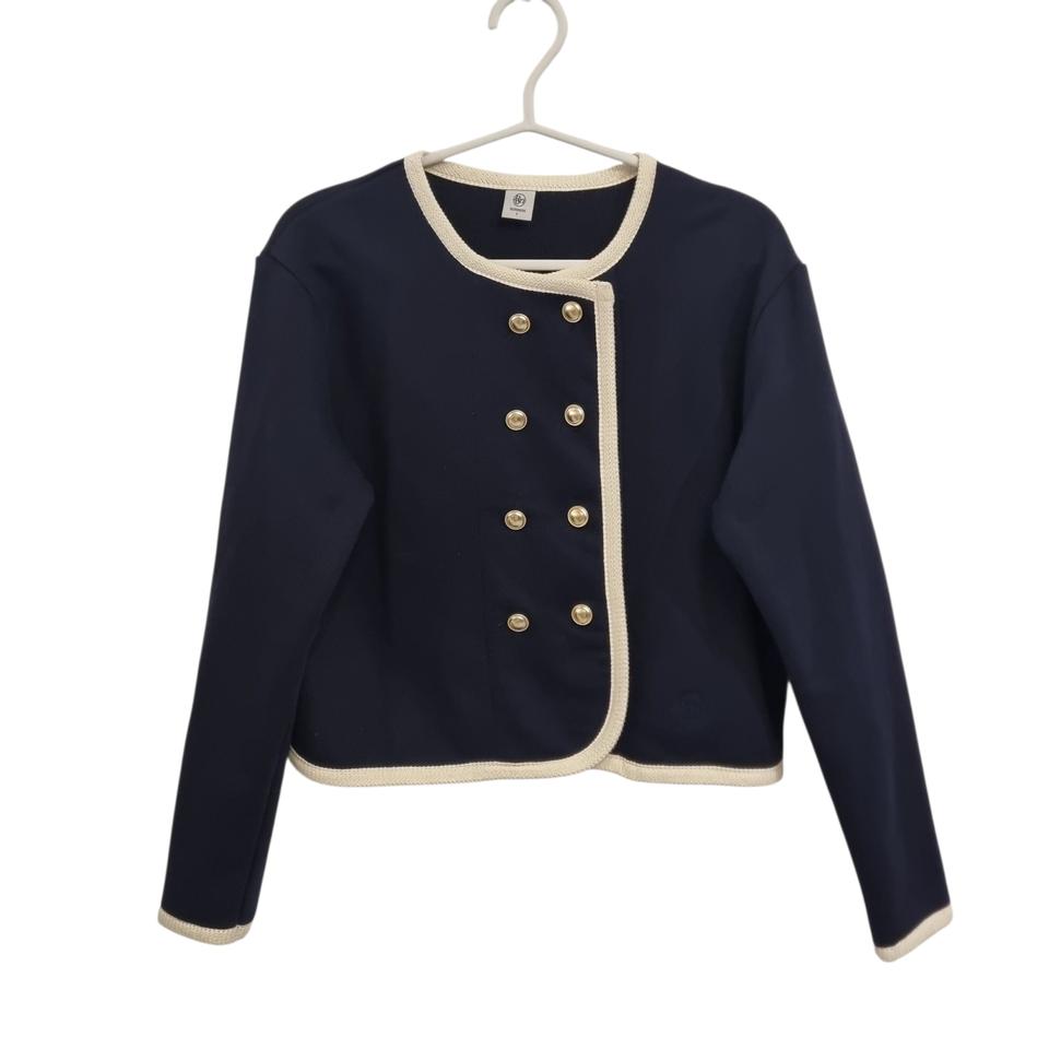 RONRON 론론 네이비 금장 단추 가디건