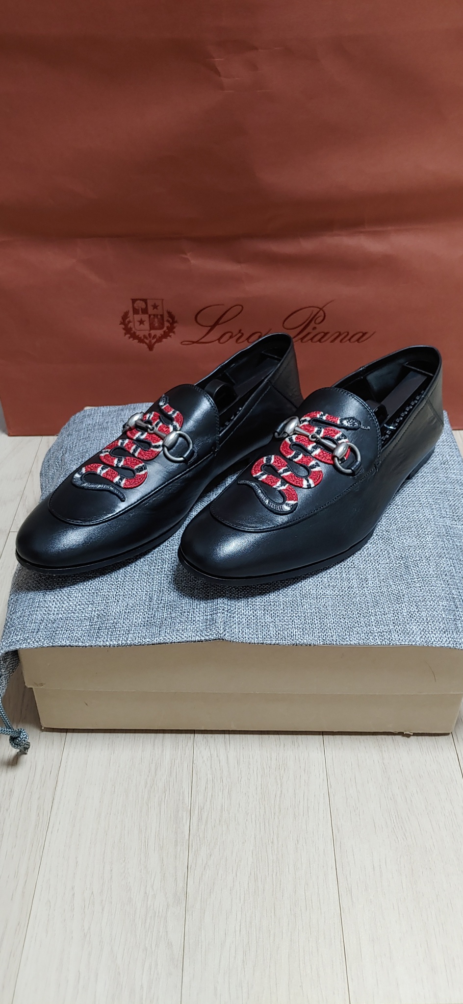 정품)구찌 스네이크 로퍼(270)