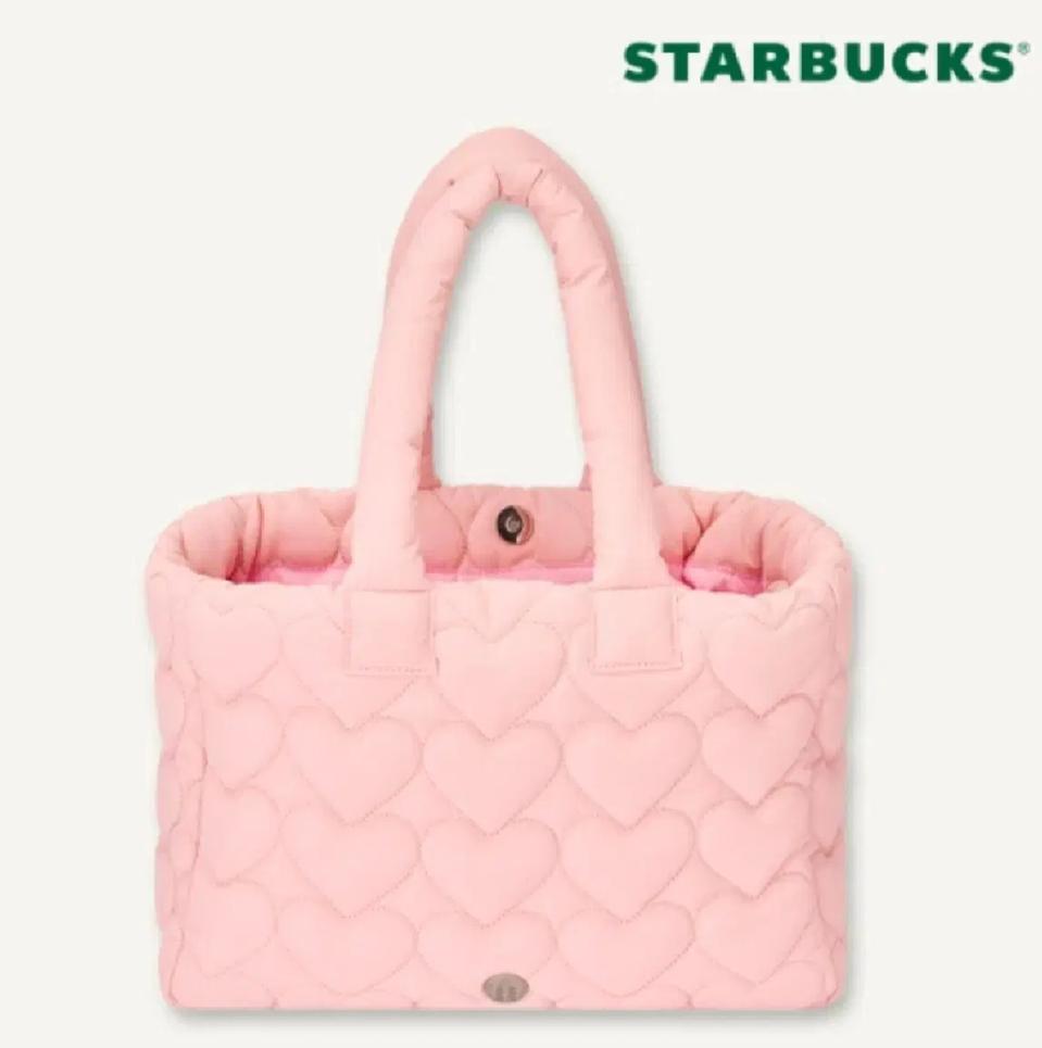 스타벅스 발렌타인 md  디어러브 하트풀 토트백