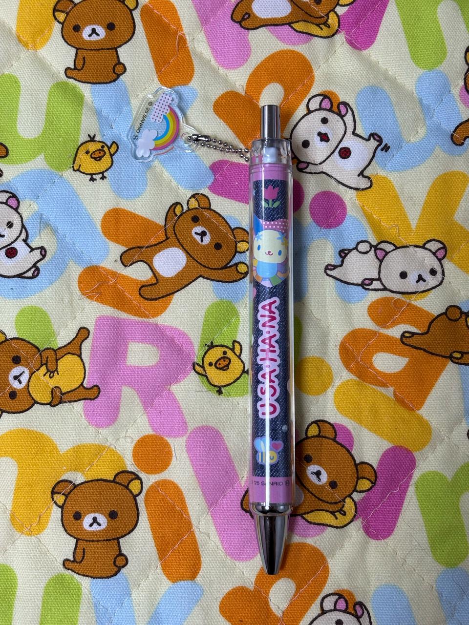 산리오 우사하나 데님시리즈 키링 볼펜 [일본정품 새상품]