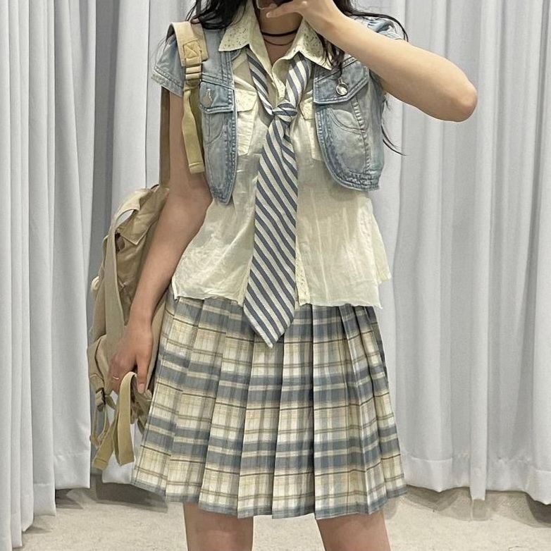 선가든파티 빈티지 프레피 코디