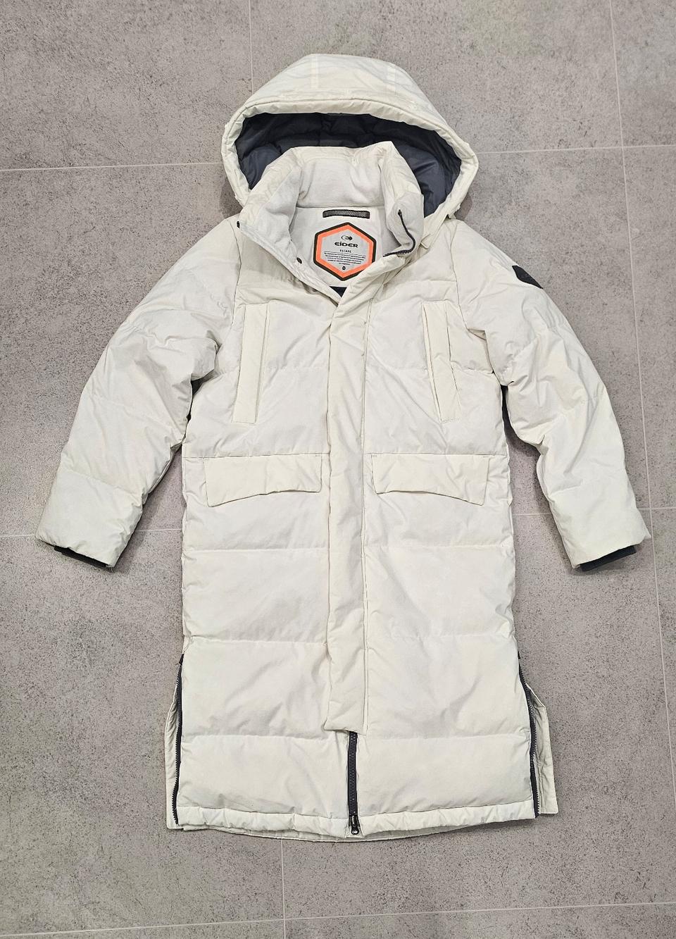 아이더 나르시스 롱패딩 XS 화이트