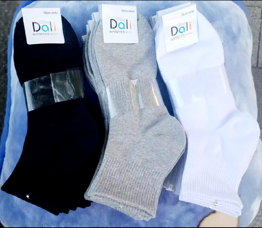 예쁜 양말 무지  7개 묶음  1개