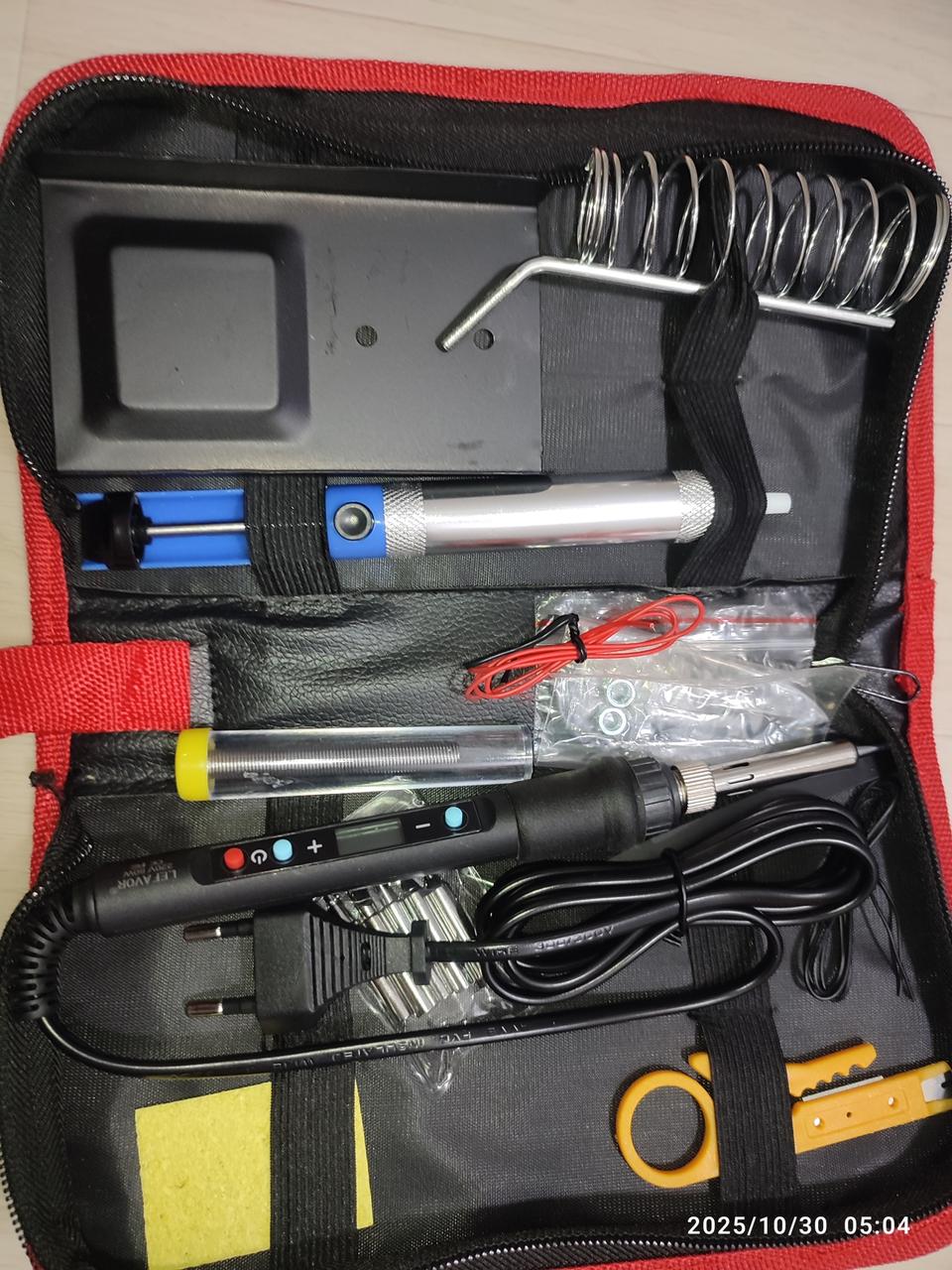 인두기 실납 와이어 디지털 온도 조절 납땜