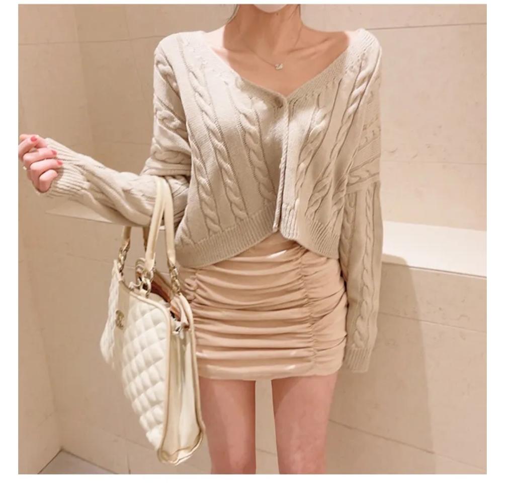 (새상품) 밴딩셔링미니스커트 55-77