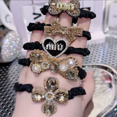 큐빅 머리끈 (5개한세트 )