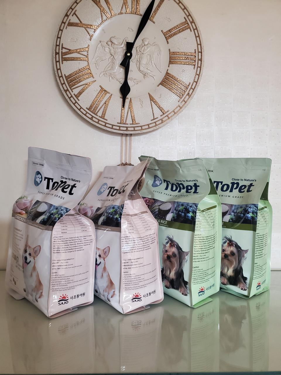 애견사료1.2kg*4포