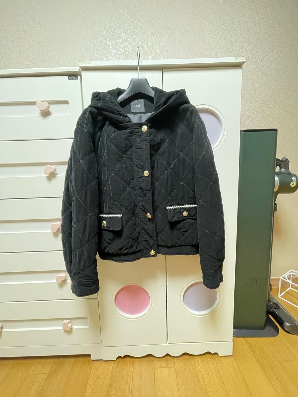 주크 누빔자켓(거의새것)55