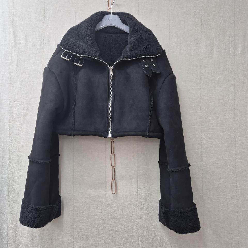 크롭 무스탕자켓 ~77