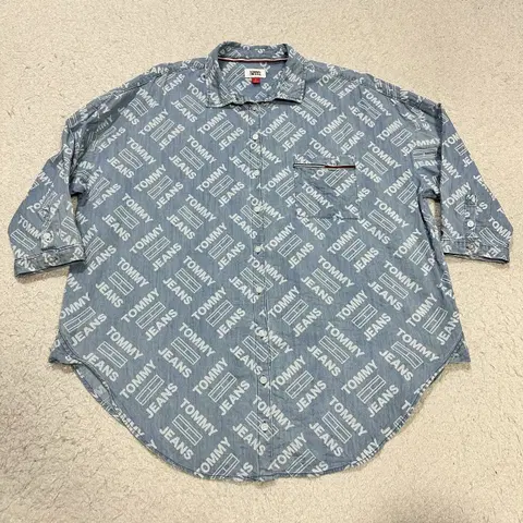 타미힐피거 셔츠 오버핏 m