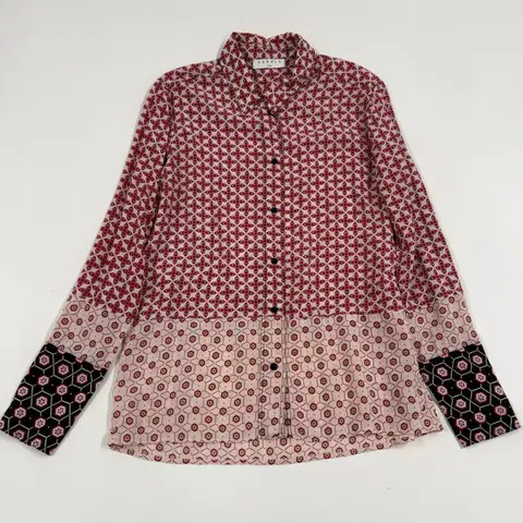 산드로 실크 블라우스 55-66