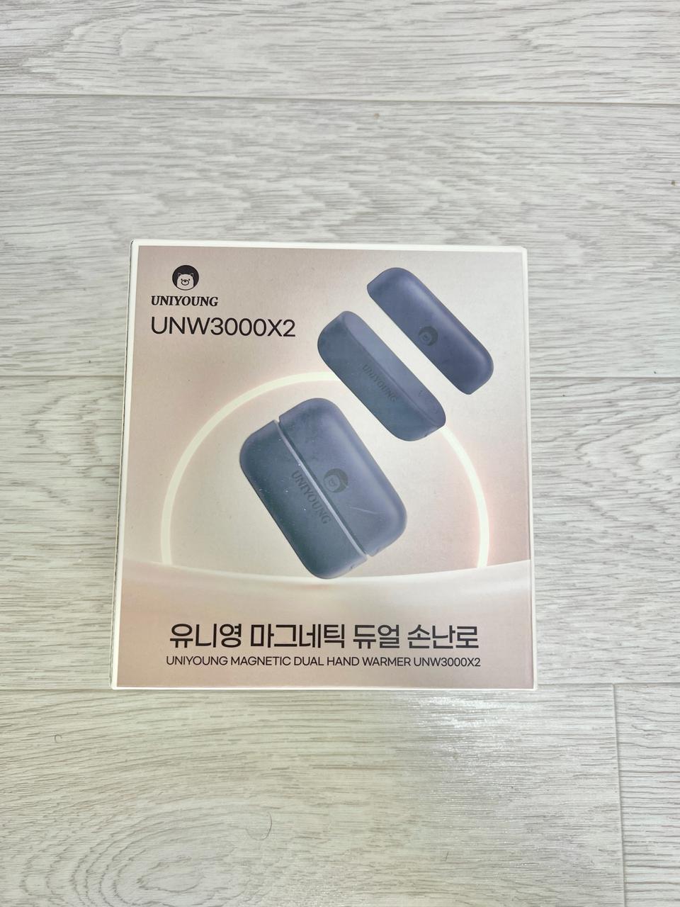 유니영, 마그네틱 듀얼 손난로, 블랙, 새상품