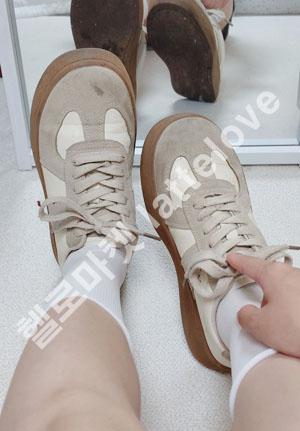 할) 키높이 스니커즈 240 (착샷O)