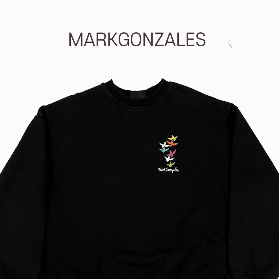 마크곤잘레스 로고 기모 맨투맨 BD042