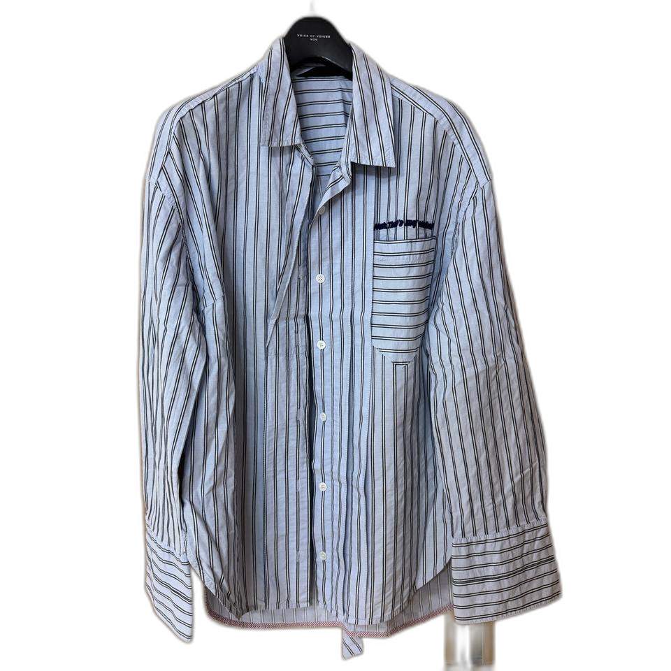 55 한섬 보브 스트라이프 셔츠