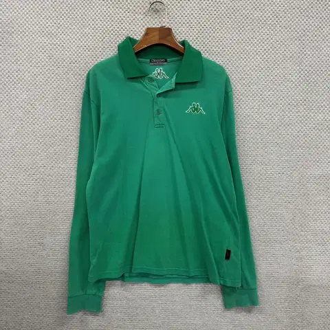 카파 아웃도어 골프 자수로고 카라 긴팔티 100 A00043