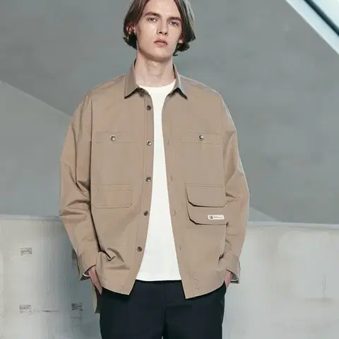 커스텀어스 바이오 오버핏 아우터 셔츠 XL