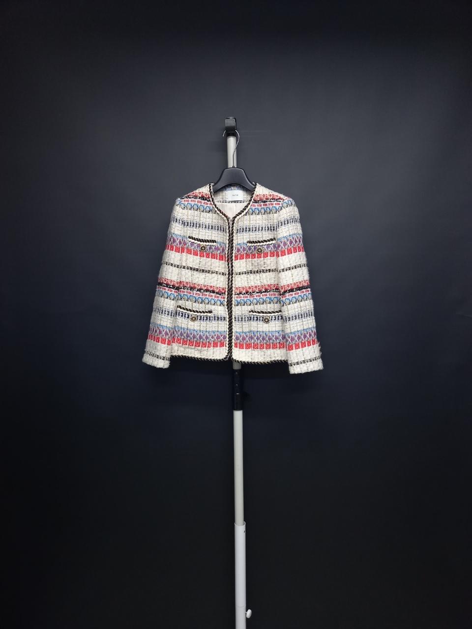 샤틴 SATIN 춘추동 트위드 숏 자켓 55.44