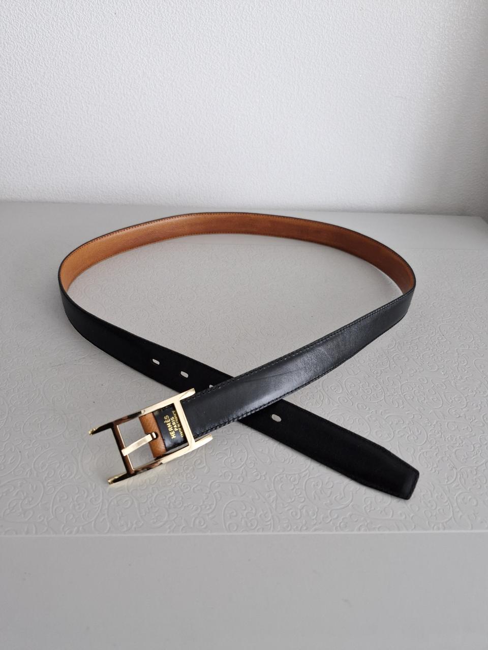 에르메스 금장 남성벨트