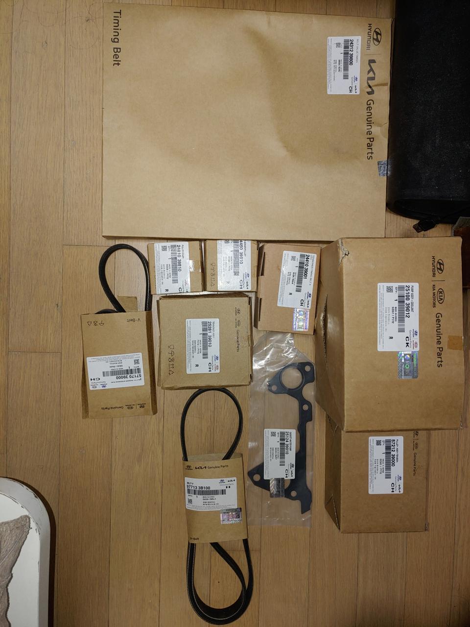 1999년4월28일~2003년11월11일식 에쿠스js350타이밍벨트풀세트