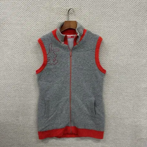 JDX 아웃도어 골프 방풍 울 니트 조끼 베스트 100 A00175