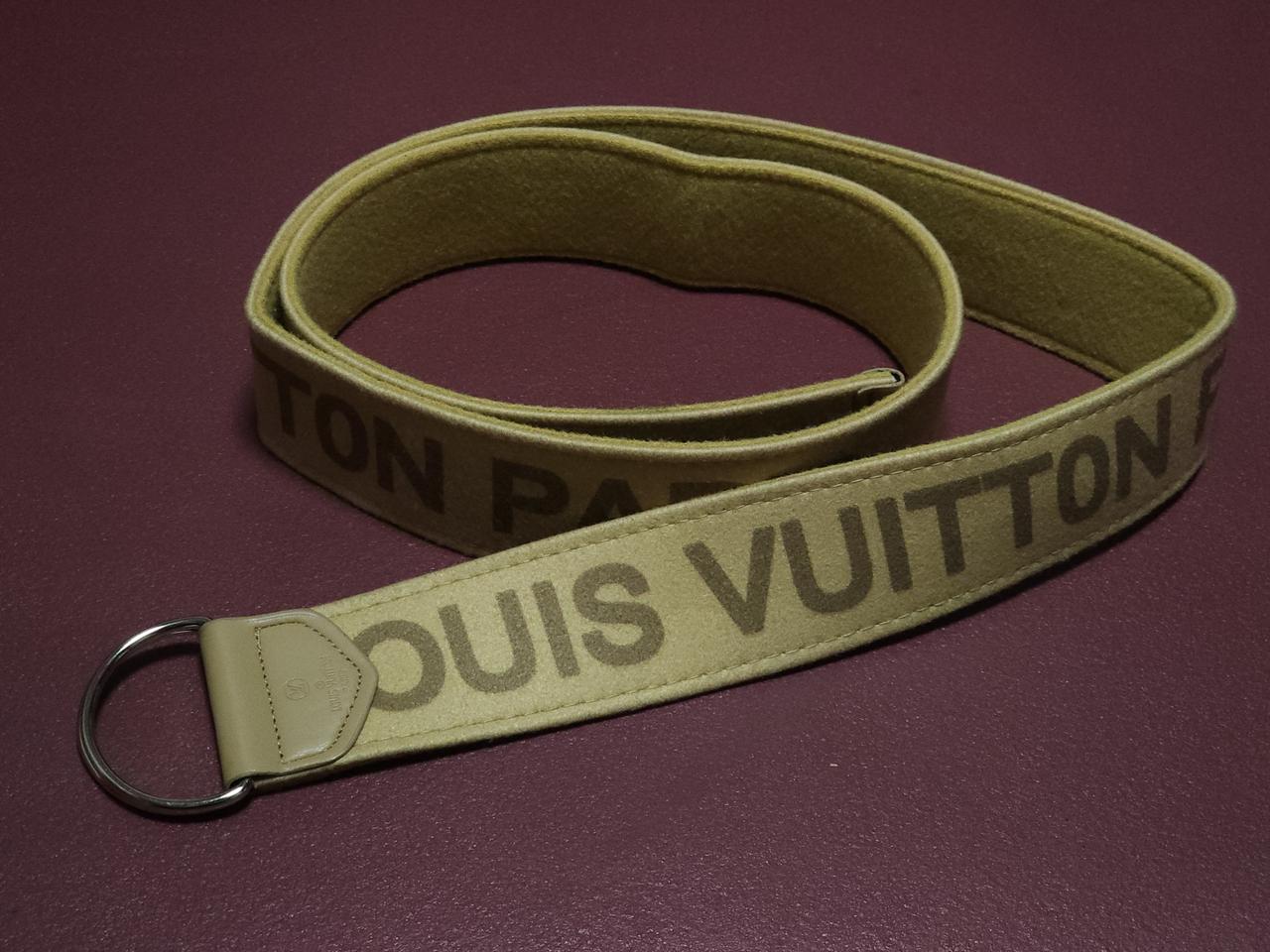 LOUIS VUITTON 루이비통 캔버스 허리 벨트