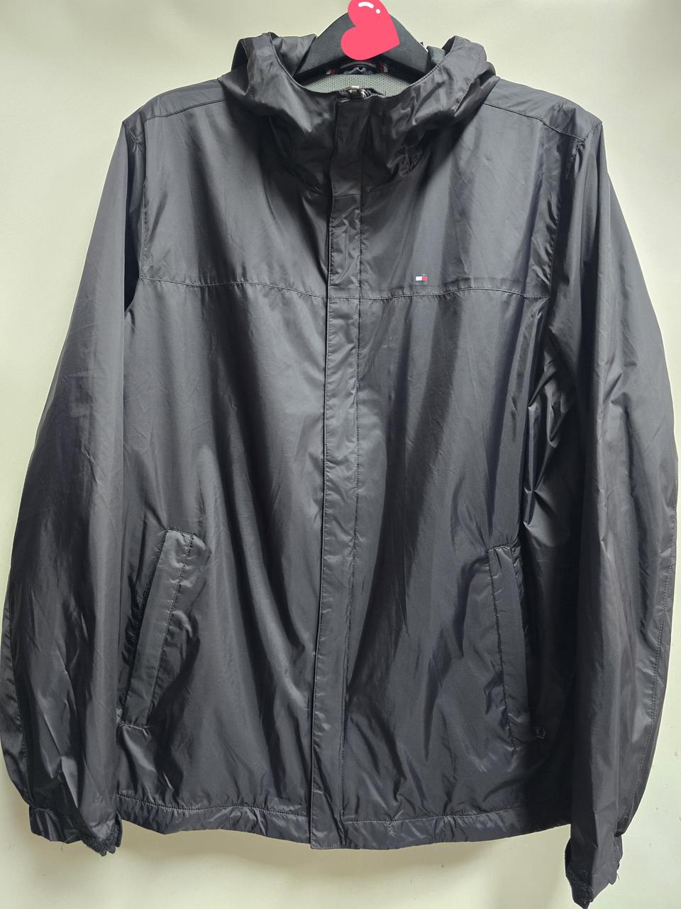 타미힐피거 경량 간절기 후드레인자켓 L(오버핏)