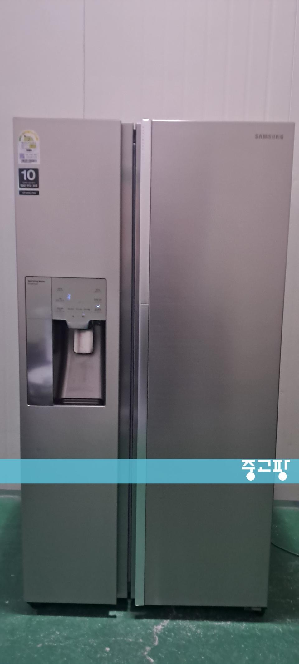 1595 삼성 785L 2도어 정수기양문형냉장고(메탈)