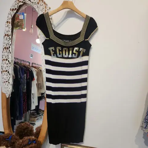 미착용급 에고이스트 미니 니트원피스
