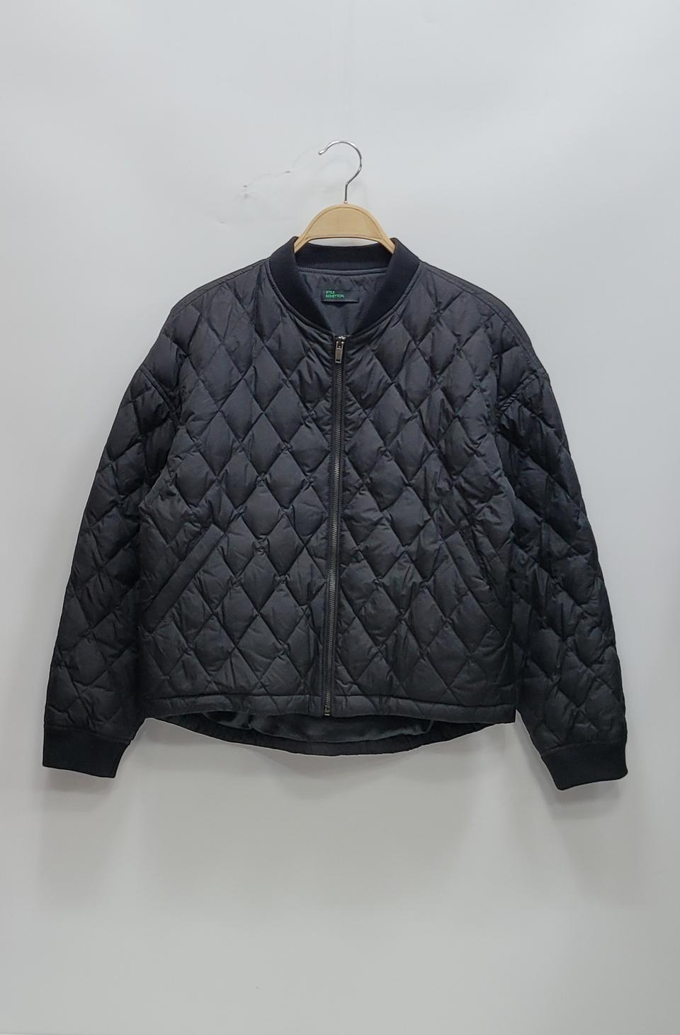 BENETTON 22FW 베네통 덕다운 퀼팅 숏패딩 점퍼 / 여 42