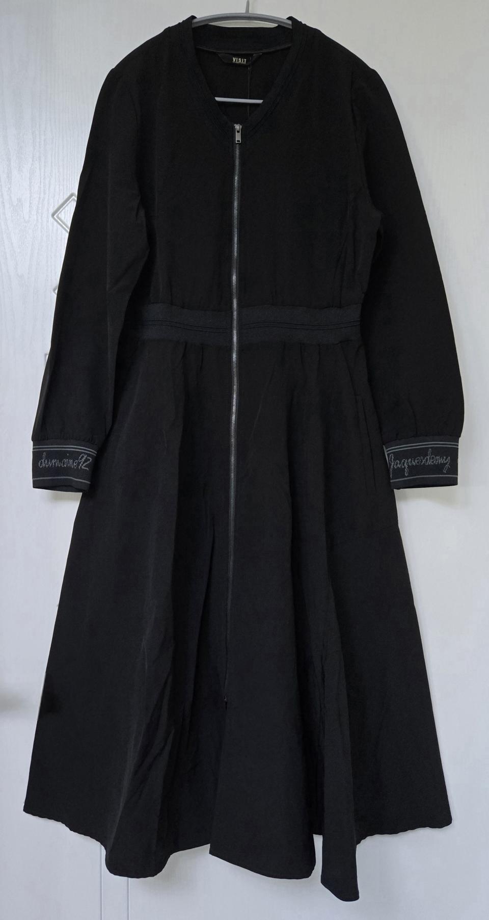 VISIT.(새상품)지퍼 롱 원피스(55~ 66)