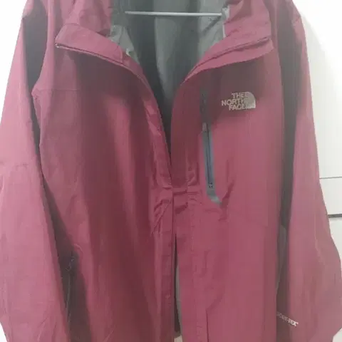 노스페이스 고어텍스 바람막이 버건디 L