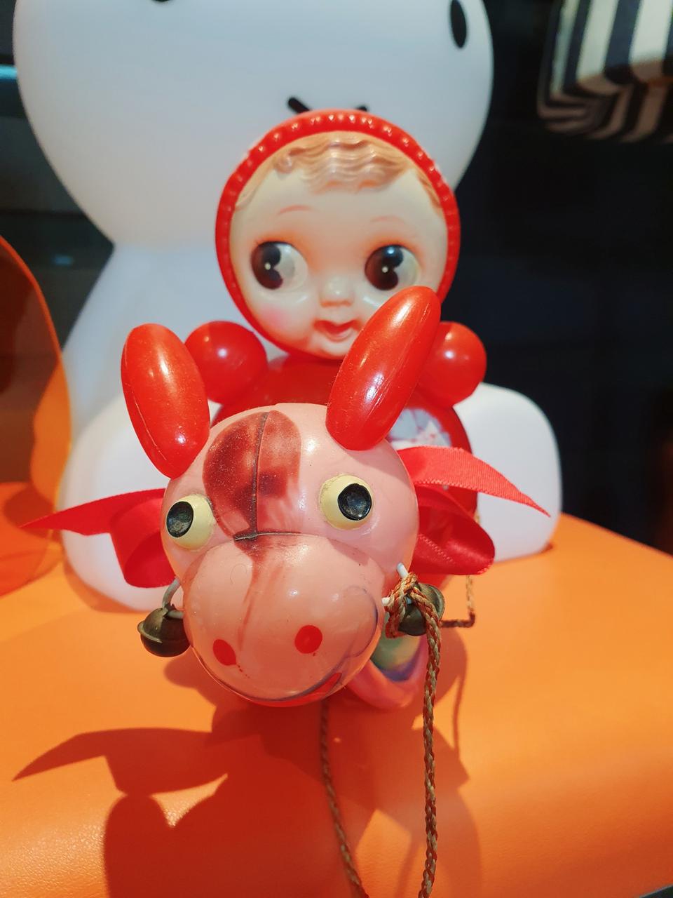 빈티지  쇼와 일본 오뚝이 인형