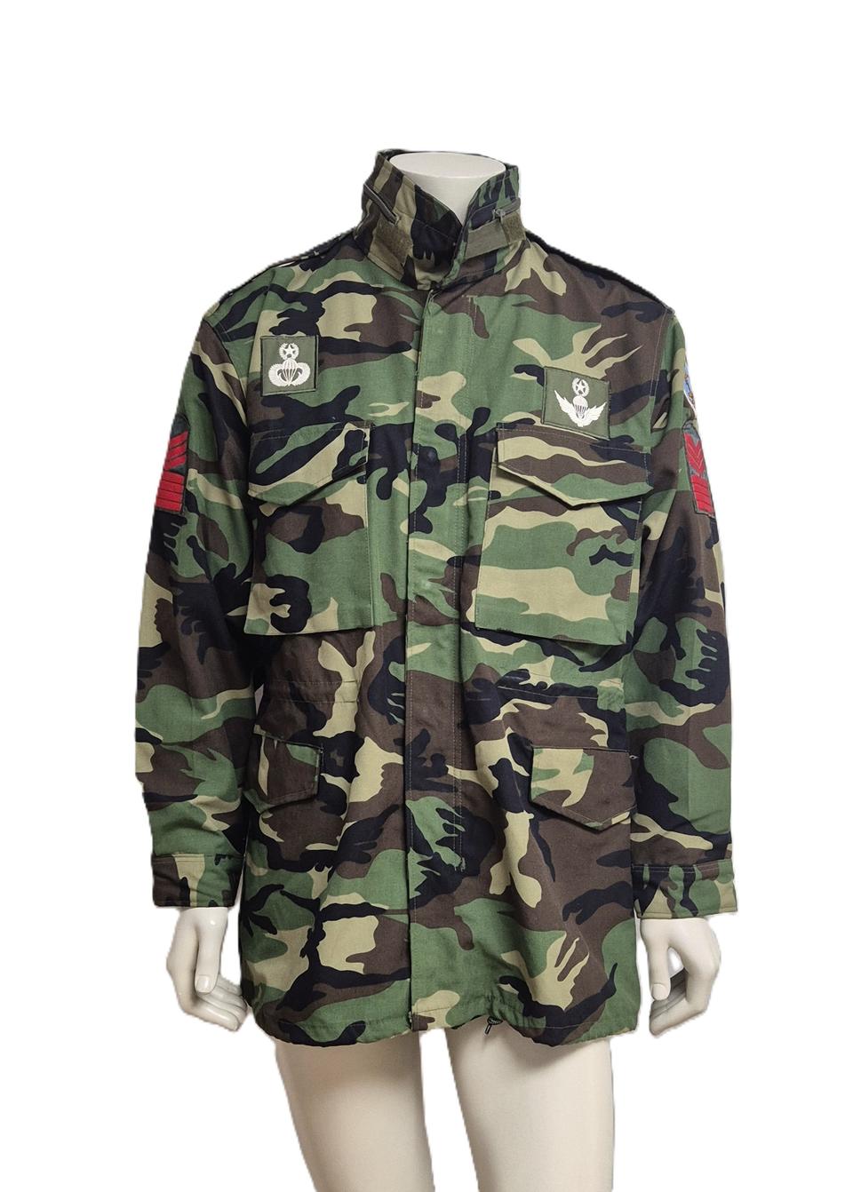 ⭐육군 구형 90s 특전사 상사 초기형 특전야전상의 전투복 자켓 점퍼 L