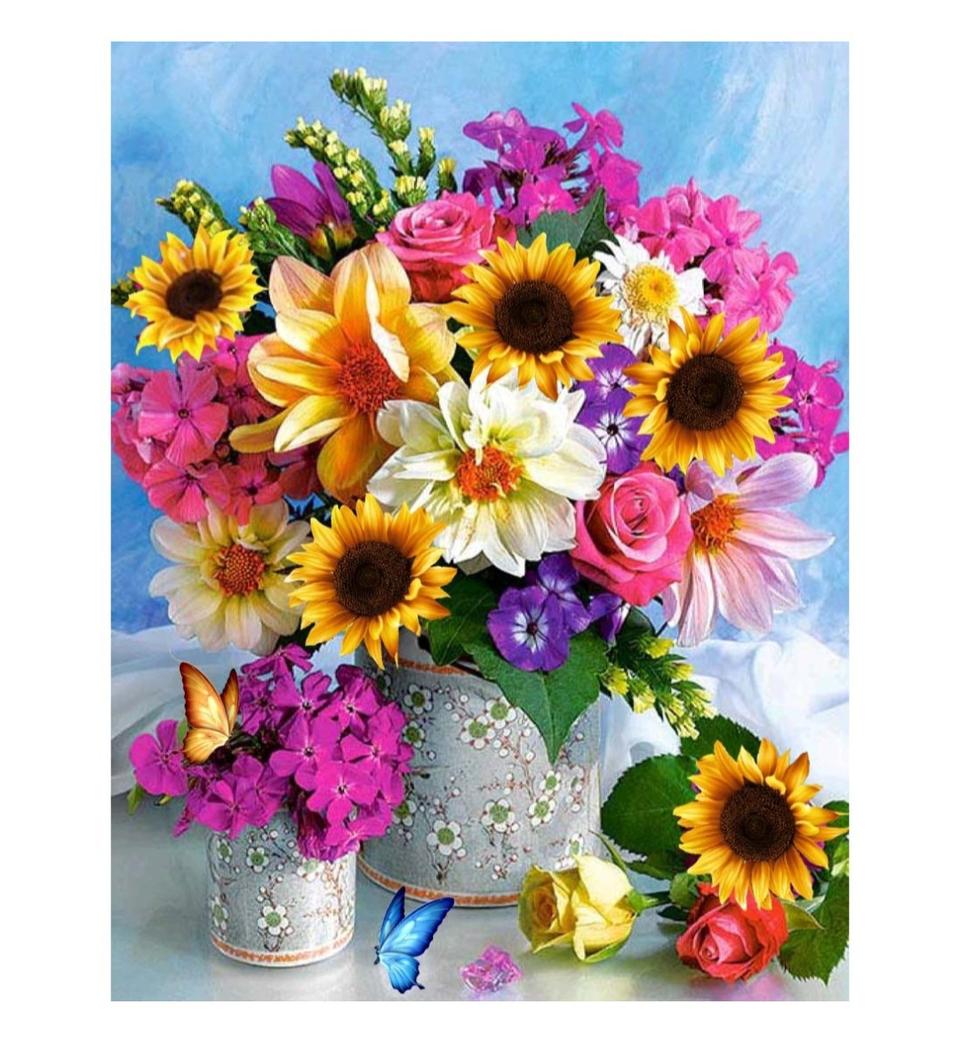 사랑꽃병 보석십자수 주문제작해드려요