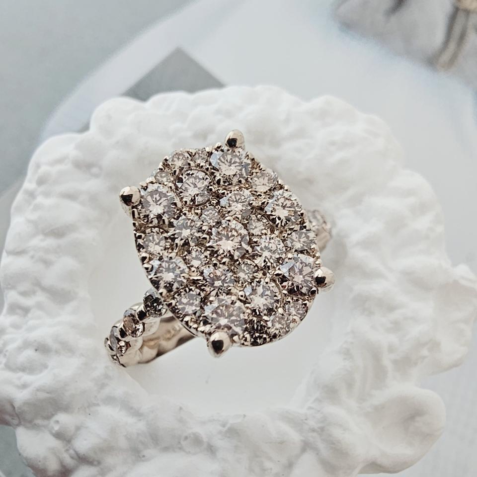 18k 다이아 반지